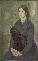 Woman Holding a Black Cat